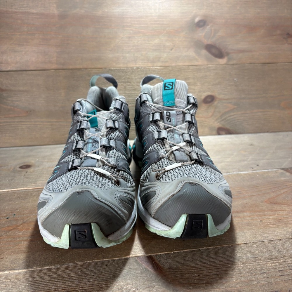 Salomon XA Pro 3D Womens size 8 shoes Gray Trail Running Hiking sneakers - Picture 4 of 9